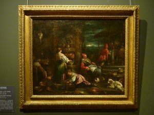 Girolamo da Ponte, a.k.a. Gerolamo Bassano作のエマオの晩餐 (The Supper at Emmaus)