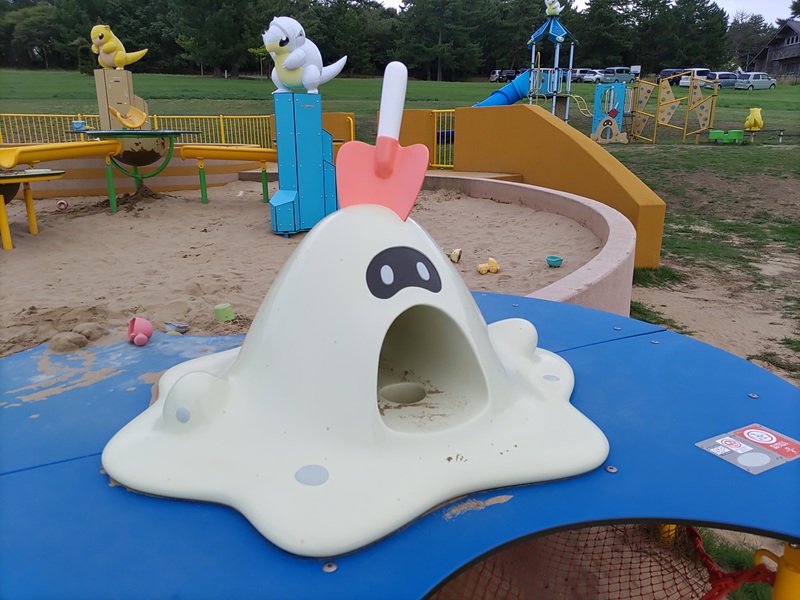 鳥取砂丘こどもの国にあるスナバァの遊具