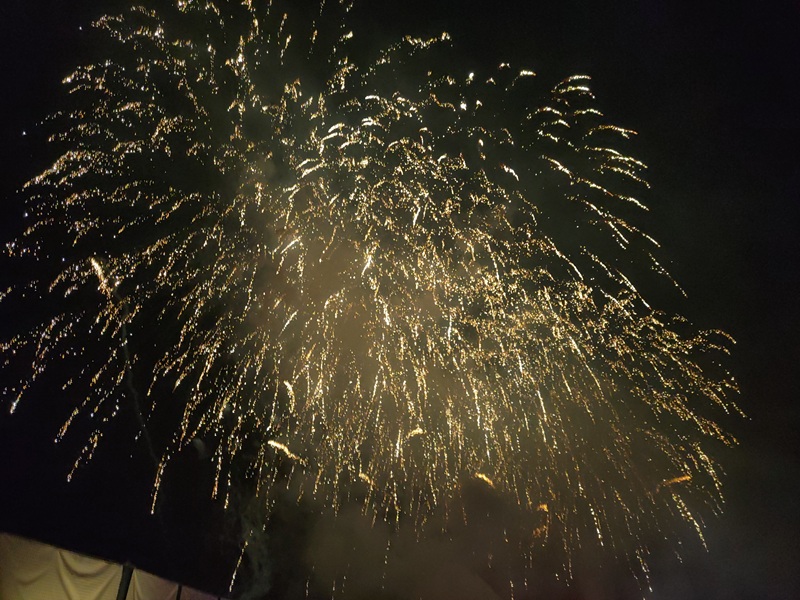 2025年9月20日の備中たかはし納涼花火