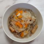 にんにく玉ねぎ人参そば